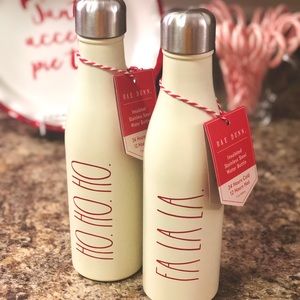 Rae Dunn Christmas water bottles